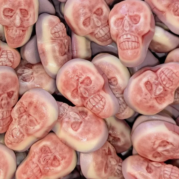 SKULL SHAPED JELLY FILLED FRUIT FLAVOURED SWEETS